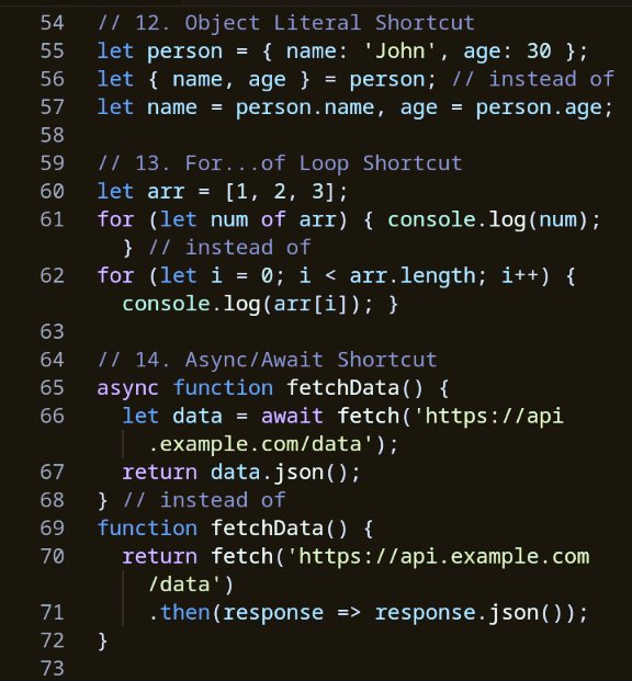 e_opore's tweet image. 16 Shortcuts To Make JavaScript easier for you. ⬇️