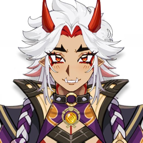 jellification__'s tweet photo. My Itto headcanon bc Itto is cool https://t.co/1CzbeVwOMR