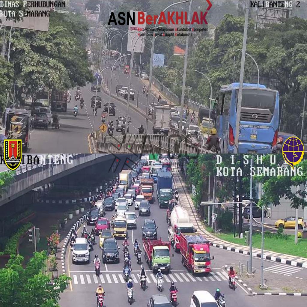 10.28 WIB ,  pantauan arus lalin hari ini di simpang kalibanteng dari arah  barat menuju timur terpantau ramai lancar, tetap berhati hati dalam berkendara, selalu patuhi  lalu lintas :)
#lalinSMG
@mbakitasmg
@dishubkotasmg

#lalinsmg
#atcskotasmg
#pemerintahkotasemarang
