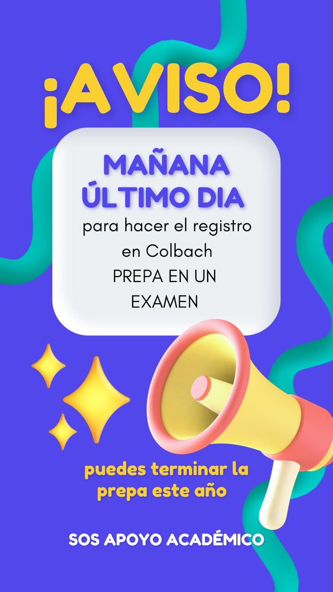 SOSacademico's tweet photo. No lo dejes pasar. Contáctanos 55-1251-9189 https://t.co/yTyJ8Wfi7x