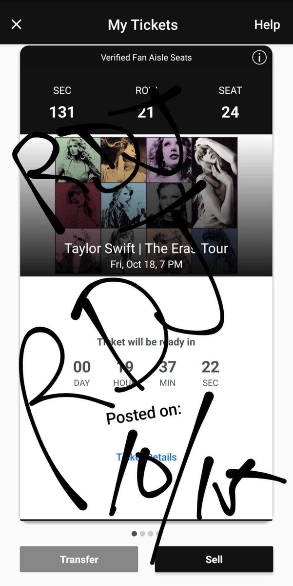 ralphthejesus's tweet photo. ISO Miami 
Selling Eras Tour Miami Day 1 

Lowerbox section 131 
Bought it over face value and ticket is 1600$ G&amp;S tax included. 

Paypal G&amp;S only. 

#ErasTourMiami #Erastourticket #MiamiTSTheErasTour https://t.co/pr4UNzDvpl