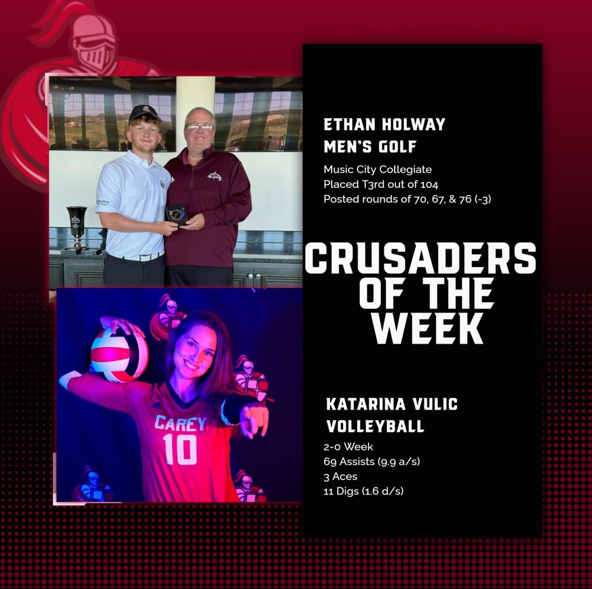 William Carey Golf tweet media