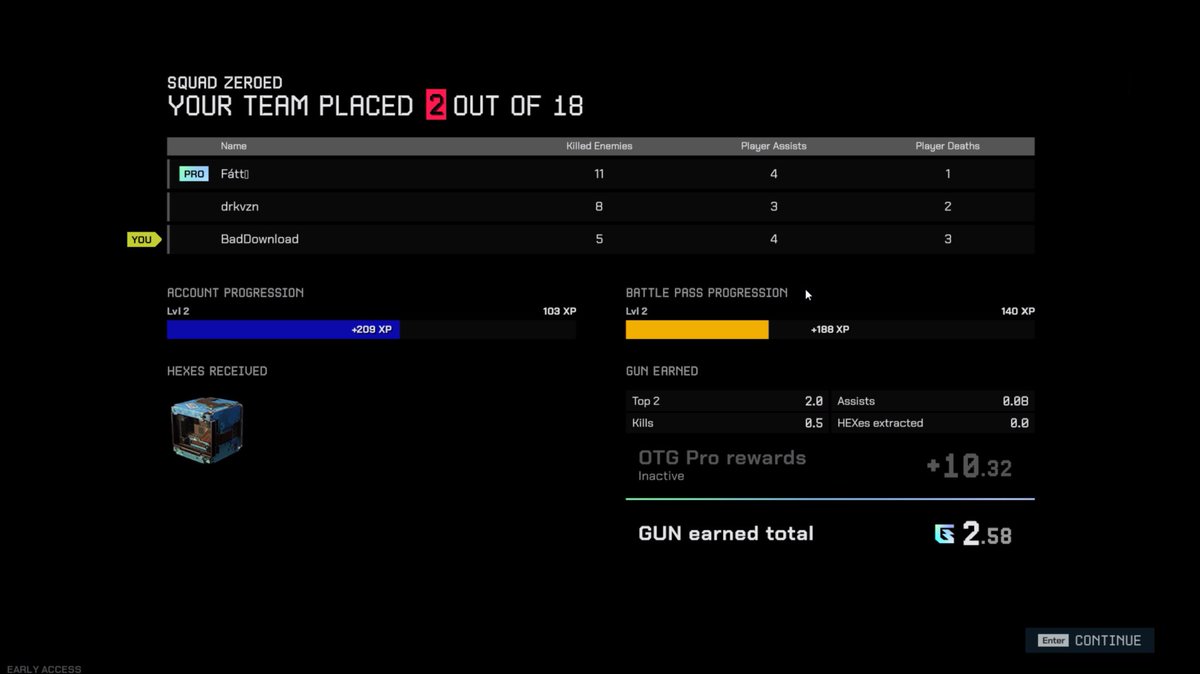 Came second twice in <a href="/playoffthegrid/">Off The Grid</a>  - Anyone else jamming the Early Access? #play2earn