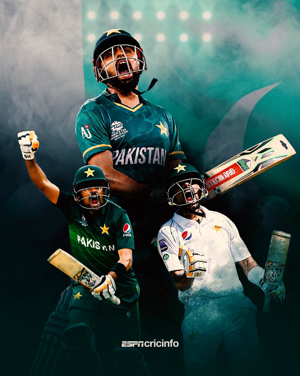 ⚡ The fastest to 5000 ODI runs
💯 Second-most ODI hundreds for Pakistan
📈 Pakistan's fifth-leading international run-scorer
🤝 The joint-most 50+ scores in T20Is
♨️ The fastest to 2500 T20I runs
💪 The most fours in T20Is

When he bats, you stop and watch. A modern-day Pakistan