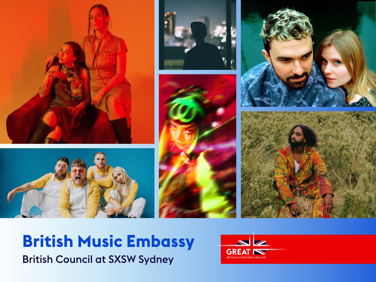 UK in Australia 🇬🇧🇦🇺 (@ukinaustralia) on Twitter photo 🎵 <a href="/auBritish/">British Council Australia</a>'s iconic British Music Embassy is returning to @SXSWSydney this week with acts by artists with links to the UK and conversations with the industry’s leading minds across 🇬🇧 and 🇦🇺 at the intersection of music, arts and technology.
Info at bit.ly/BME-SXSW 🎵 <a href="/auBritish/">British Council Australia</a>'s iconic British Music Embassy is returning to @SXSWSydney this week with acts by artists with links to the UK and conversations with the industry’s leading minds across 🇬🇧 and 🇦🇺 at the intersection of music, arts and technology.
Info at bit.ly/BME-SXSW