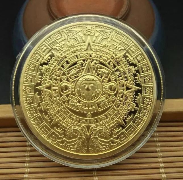 RRcryptoreport's tweet photo. Maya Memorial Coin Pyramids Coins American Coins Mexico Aztec Gold and Silver Foreign Non-currency Coins https://t.co/8bNrY9tn0q https://t.co/uU26zNACqD