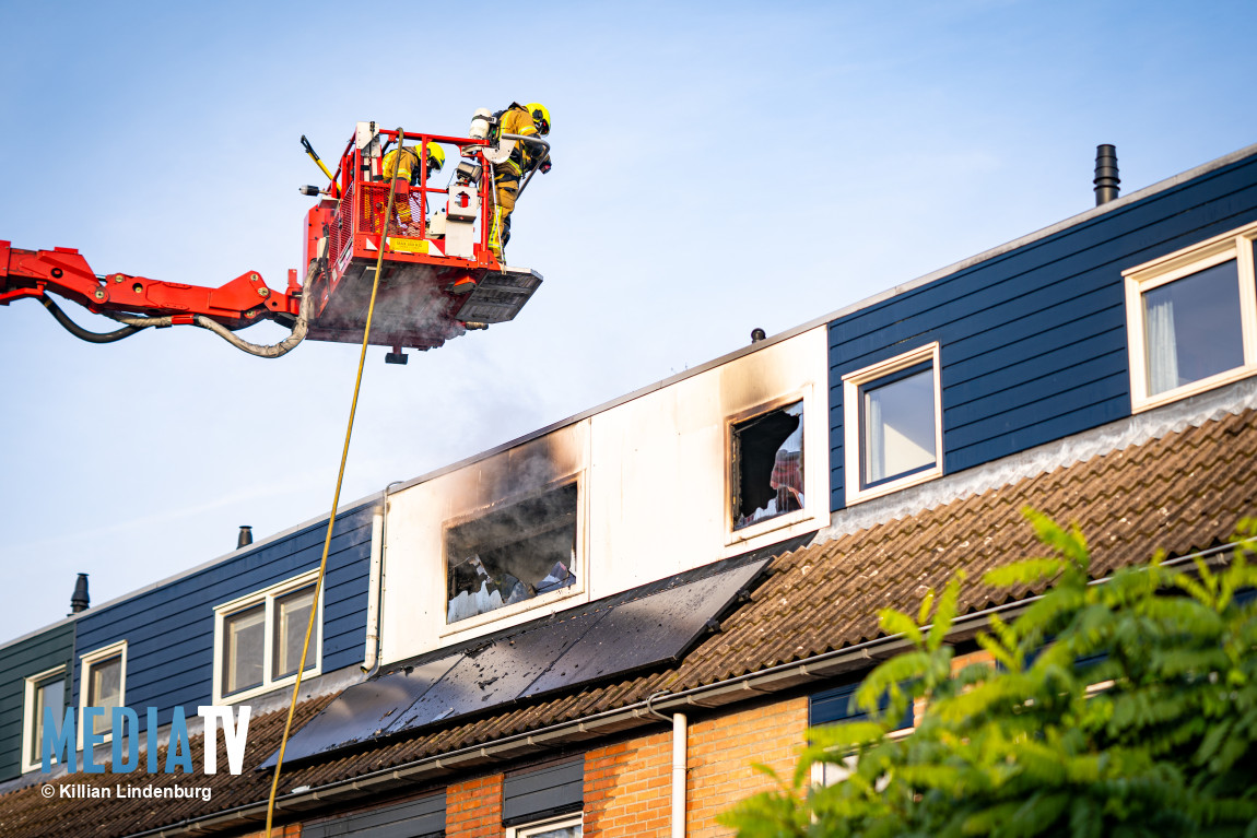 Twee gewonden bij woningbrand in Spijkenisse