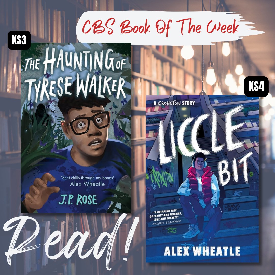 Coombe Boys' School (@coombeboysnews) on Twitter photo #BOTW Recommendations 📚
KS3 The Haunting of Tyrese Walker by <a href="/jprosewriter/">Jacqui Rose - JP Rose - a writer of sorts</a> is a ghost story set in Jamaica.
KS4 Liccle Bit by <a href="/brixtonbard/">Alex Wheatle</a> offers an insight into how easily life can take a turn for the worst through the simple interaction with a gang leader.
Enjoy! #BOTW Recommendations 📚
KS3 The Haunting of Tyrese Walker by <a href="/jprosewriter/">Jacqui Rose - JP Rose - a writer of sorts</a> is a ghost story set in Jamaica.
KS4 Liccle Bit by <a href="/brixtonbard/">Alex Wheatle</a> offers an insight into how easily life can take a turn for the worst through the simple interaction with a gang leader.
Enjoy!