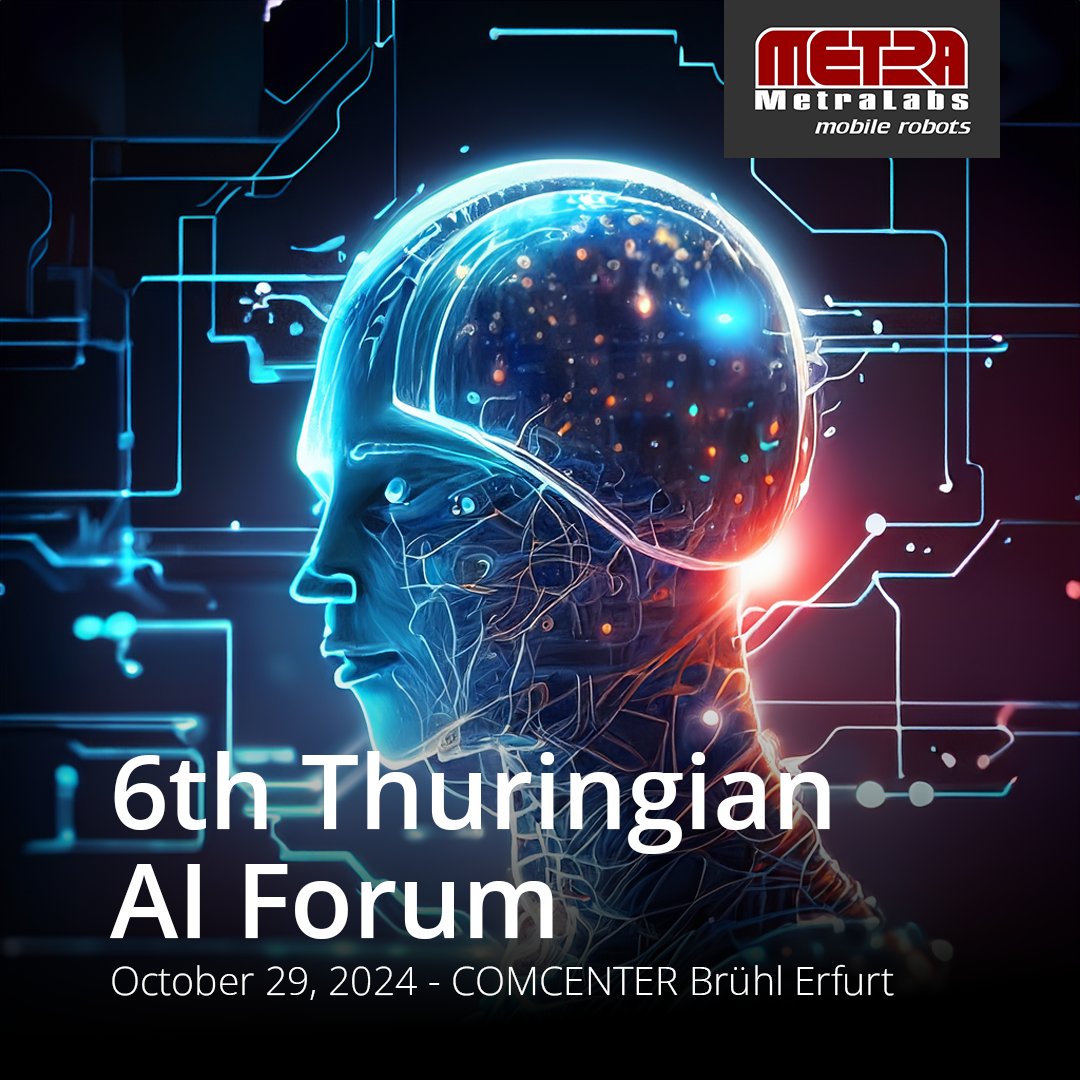 On October 29, we're at the 6th Thuringian AI Forum - COMCENTER Brühl Erfurt. Discover #trends, #innovations and best practices! The forum offers exciting presentations, live demonstrations &amp; exclusive networking opportunities for anyone interested in #ai metralabs.com/en/events/6th-…
