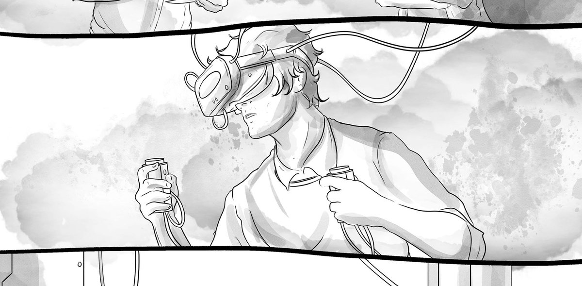 Flashback - things don't end well for Mike.

Inking in progress. We're half way through Reanimator 3!

<a href="/Quaktion/">Andy Perry</a> #comics #comicbooks #horror #lovecraft