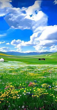 MeherAmulya's tweet photo. What attracts me is the distant horizon with azure sky laced with an enticing landscape. https://t.co/Jw9Ub8h8BY