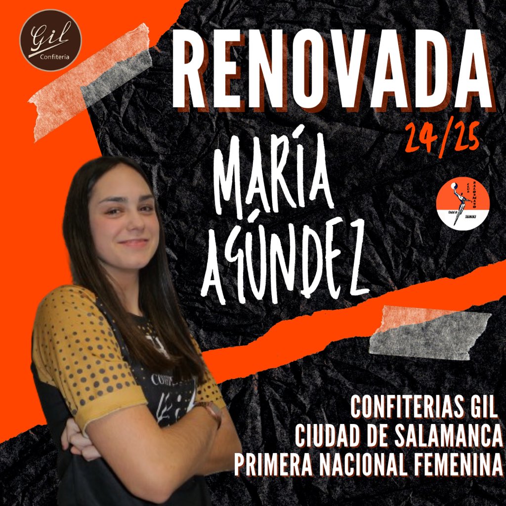 bmsalamanca's tweet photo. 🔄 | RENOVACIÓN 

Seguimos con las renovaciones del Primera Nacional Femenino!! En esta ocasión nos alegra anunciar que MARÍA AGÚNDEZ continúa en el club desde el senior femenino esta temporada 24/25

A por ello!!!
#ElBalonmanoSigue #AmazonasDelTormes https://t.co/WPHSPk41jj
