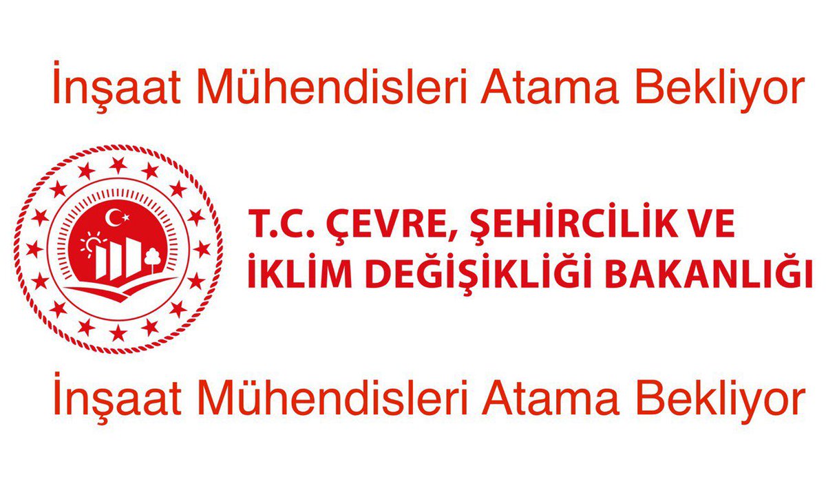 <a href="/burakdemiralptr/">Burak Demiralp</a> Sayın Bakanım;
KPSS’de derece yapmış İnşaat Mühendisleri olarak meslektaşlarımızla ülkemize hizmet etmeye hazırız. Sizlerden Bakanlığa yeterli sayıda inşaat mühendisi ataması talep ediyoruz.
#insaatmühendisleriatamabekliyor
<a href="/kdbgovtr/">Kentsel Dönüşüm Başkanlığı</a> <a href="/hasansuvertr/">Hasan Suver</a> <a href="/murat_kurum/">Murat KURUM</a>
<a href="/csbgovtr/">T.C. Çevre, Şehircilik ve İklim Dğş. Bakanlığı</a>