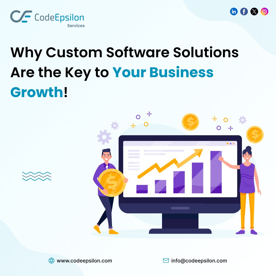 codeepsilon2014's tweet image. As your business grows, off-the-shelf software can hold you back with its limitations. Custom software adapts to your unique needs, offering flexibility, scalability, and seamless integration.
codeepsilon.com/why-your-busin…
#codeepsilon #business #software #development