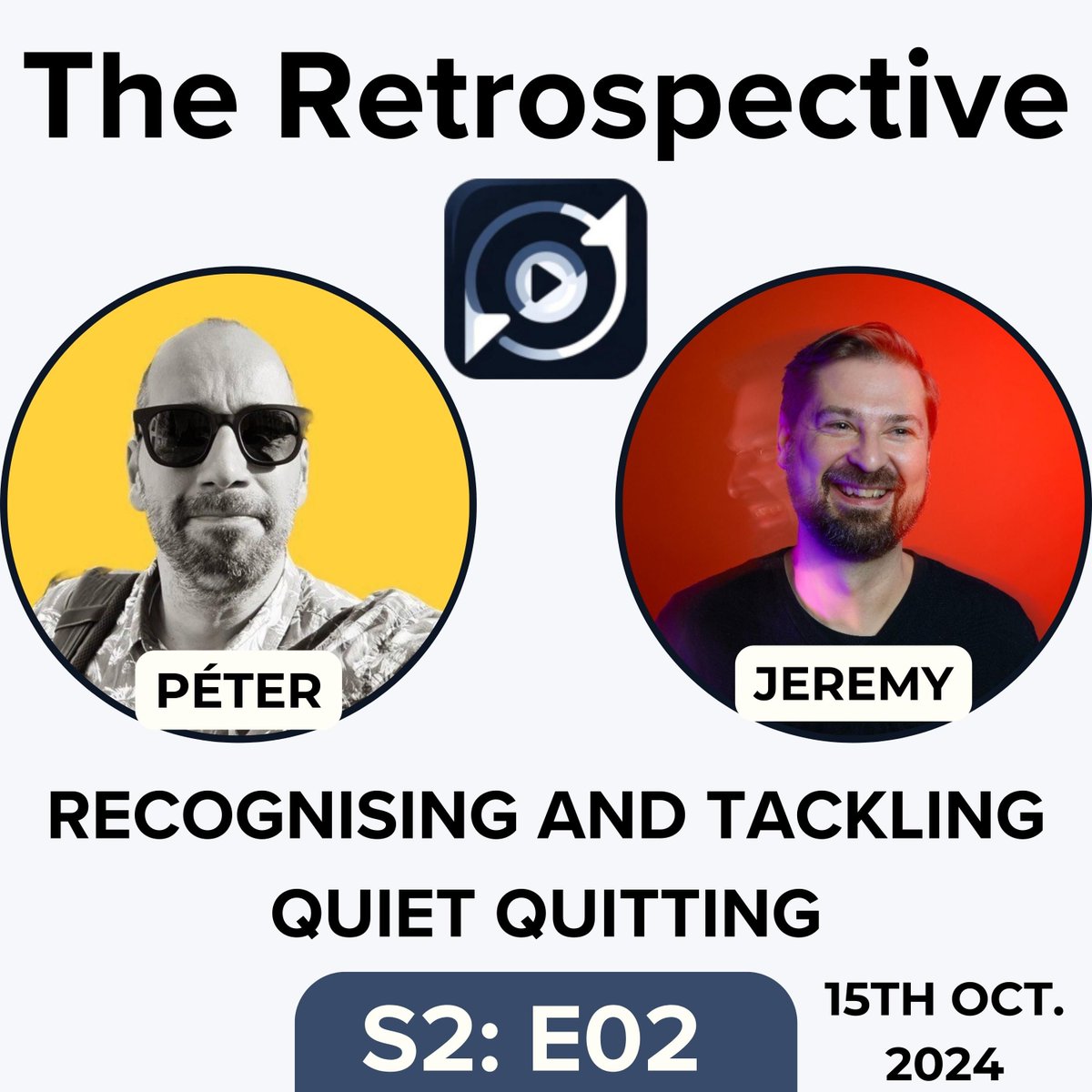 WeeklyRetro's tweet image. 🎙️ New episode alert! 🎙️

🚀 &quot;The Retrospective&quot; podcast is back with a hot topic: Quiet Quitting 🤫

Peter &amp;amp; Jeremy explore:
• 🔍 Signs in your team
• 💥 Real Impact
• 🛠️ Prevention strategies

👨‍💼👩‍💼 Insights for all levels of Engineering Manager!

#QuietQuitting