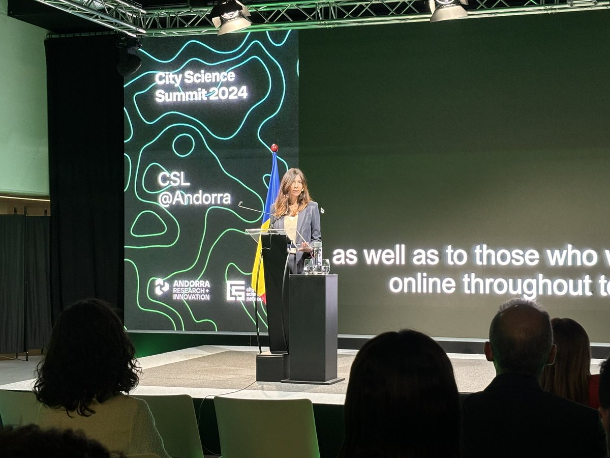 Actinn_andorra's tweet image. ✅ Avui estem al City Science Summit 2024 organizat pel nostre soci @Andorra_RI i MIT City Science.

✅ Benvinguda per part de @ArroyoVanesa i primera conferència per part de @Larson_MIT 

#innovació #cityscience #andorra🇦🇩