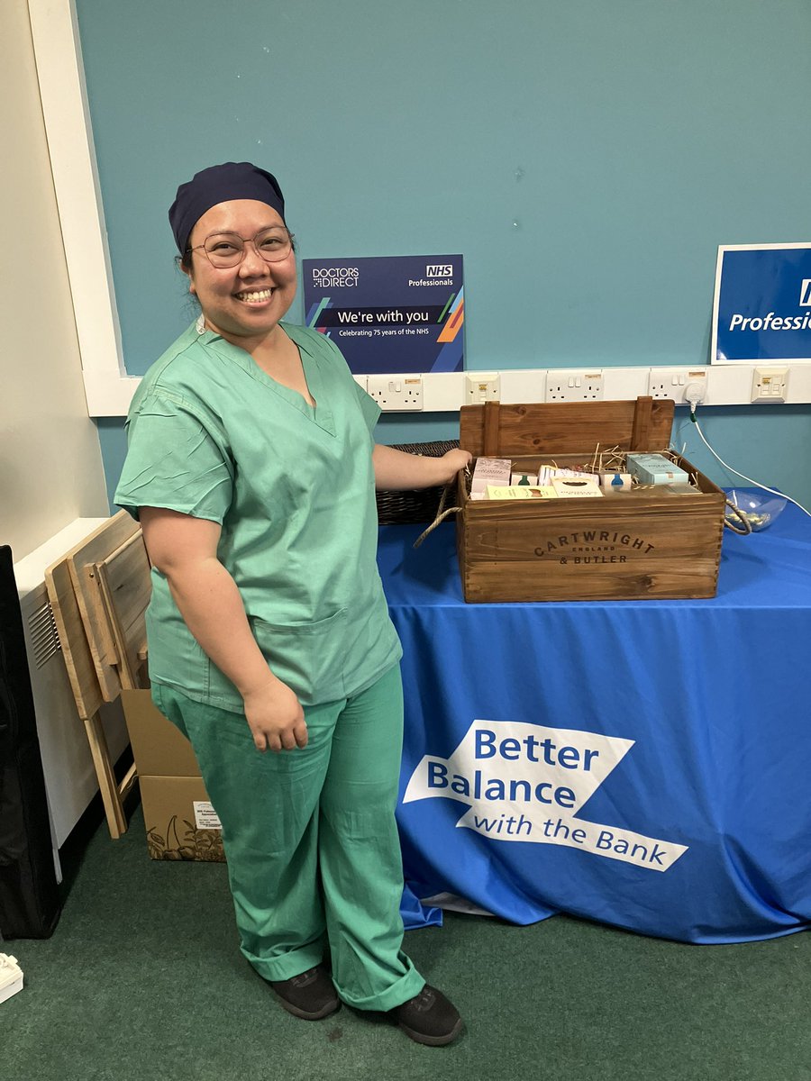 NHSP_Plymouth's tweet photo. Following our celebrations for NHSP Bank Member Appreciation week, we are happy to have been able to present Cartwright &amp; Butler gift hampers to our lucky raffle winners!

It was lovely to see Elizabeth and Eunice, and congratulations to them both!

#NHSP #Raffle #FlexibleWork https://t.co/ufzZ2YONNk