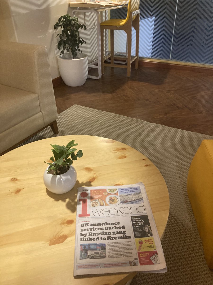 Spotted in a indie hotel lobby in Delhi <a href="/theipaper/">The i Paper</a> <a href="/HannaTavner/">Hanna Tavner</a> 📰
