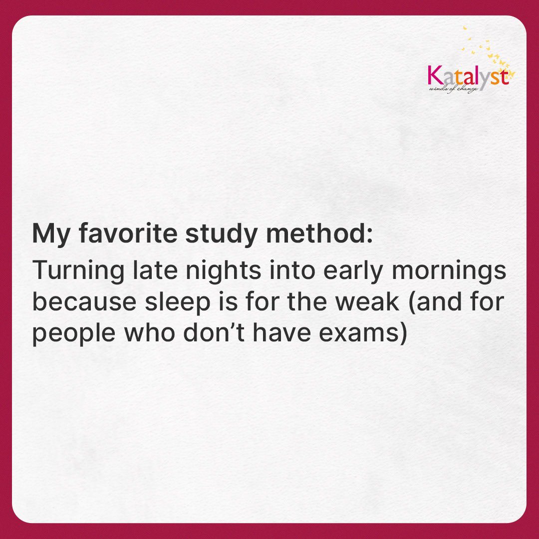 Attention all students🚨
Happy World Students’ Day! This is a reminder to stop scrolling and pick up that book again👀

-
#katalystindia #worldstudentsday #reminder #womenempowerment #womenincorporate #womeninstem #engineers