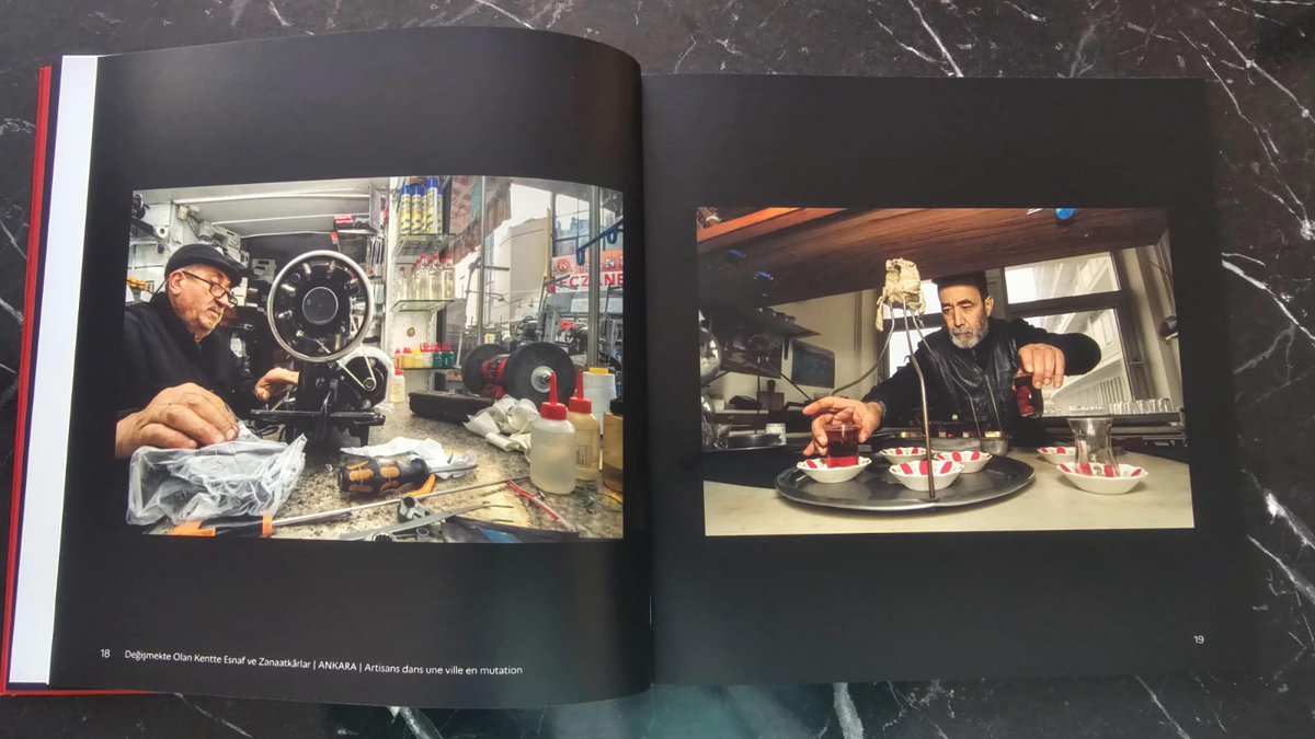 SpacePolProject's tweet image. The Catalogue of the #SpacePol Photographic Exhibition “#Ankara: Artisans in the Changing City” Now Available! You can get hold of a copy of this beautiful book of images and texts by @AnkyraWitch and 📷@vdelcourtphoto here➡️spacepol.hypotheses.org/2764