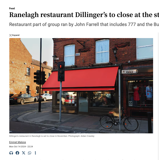 Nick_Delehanty's tweet photo. Another one bites the dust...😭

Rising costs &amp; taxes are hitting small businesses hard.

But its not just restaurants...🧵 https://t.co/ImtzvhN1k2