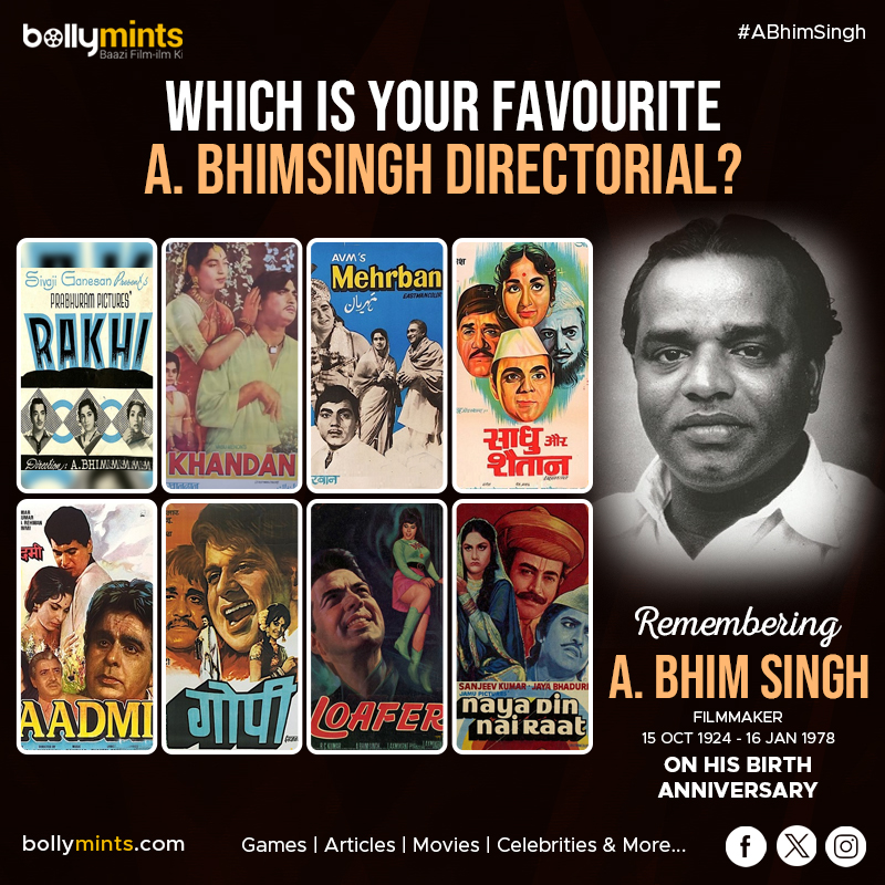 BollyMints's tweet image. Remembering Filmmaker #ABhimSingh Ji On His #DeathAnniversary !