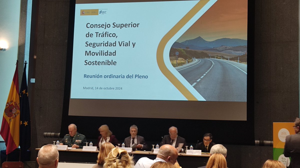 Hoy ha tenido lugar el Pleno del Consejo Superior de Tráfico de la DGT. 
En mi intervención he tenido la ocasión de comprobar que el General presente de la Guardia Civil ha dicho ante el Pleno y públicamente que los ciclistas no pueden ir en paralelo más que en el arcén. ERROR