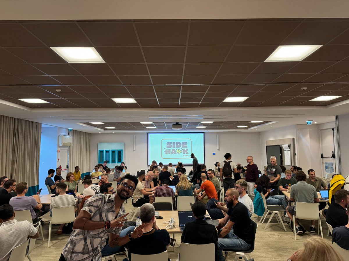 Sidetrade's tweet photo. And we’re off! #Sidehack2024 is officially live with 110+ Sidetraders from around the world landing in Portugal to brainstorm, innovate, and disrupt! Get ready for groundbreaking ideas and next-gen solutions—stay tuned for what’s to come! ✨ #TogetherForTech #SidetradeALeader https://t.co/szZtQchFQI