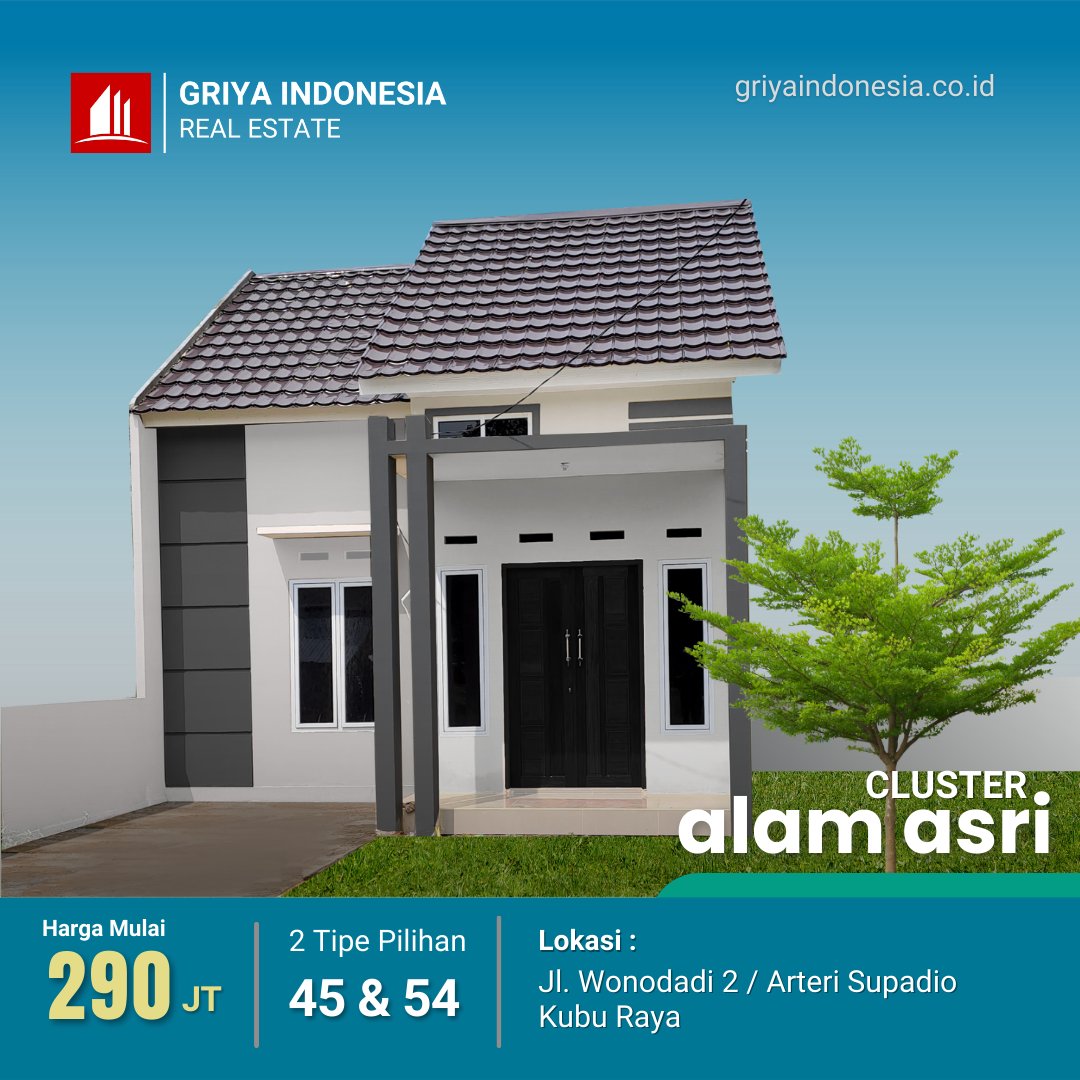 GriyaIndonesia's tweet photo. Halo pejuang CPNS di Kalimantan Barat. Semoga diterima menjadi abdi negara (ASN) ya nih mimin juga rekomendasikan rumah murah yang bisa kamu jadikan harapan untuk masa depan #CPNS #ASN #Kalbar https://t.co/2aJZT3ykdQ