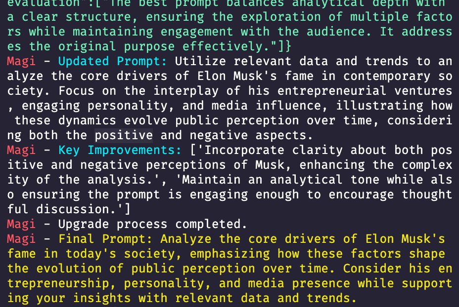 ParallelKim's tweet image. My AI just finally crafted a PhD-level question about
@elonmusk🎓📷 

Initial Prompt: &quot;Elon Musk is a very famous man&quot; 
Final Prompt: 👇

Uh... can I even answer this? 😅 AI, you take this one!

#MagiAI #TooSmartForMe #AIAcademia #HelpMeAI