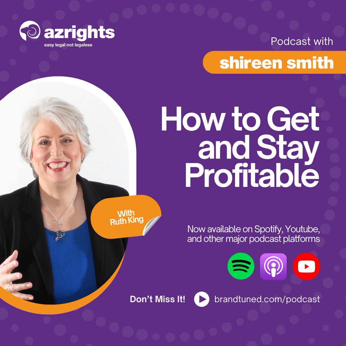 Want to learn how to make your business more profitable? 💼📈

Join Ruth King on this episode of Brand Tuned as she shares expert tips on building wealth and mastering your finances. 💰

Watch here: youtu.be/x9ZqOhyn-pg

#BusinessSuccess #EntrepreneurLife #WealthBuilding