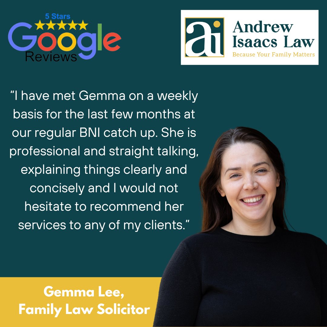 Another 5 star Google Review for our Family Lawyer, Gemma Lee, in our Leighton Buzzard Office! 

Well Done Gemma!

#FamilyLaw #FiveStarReview #ClientCare