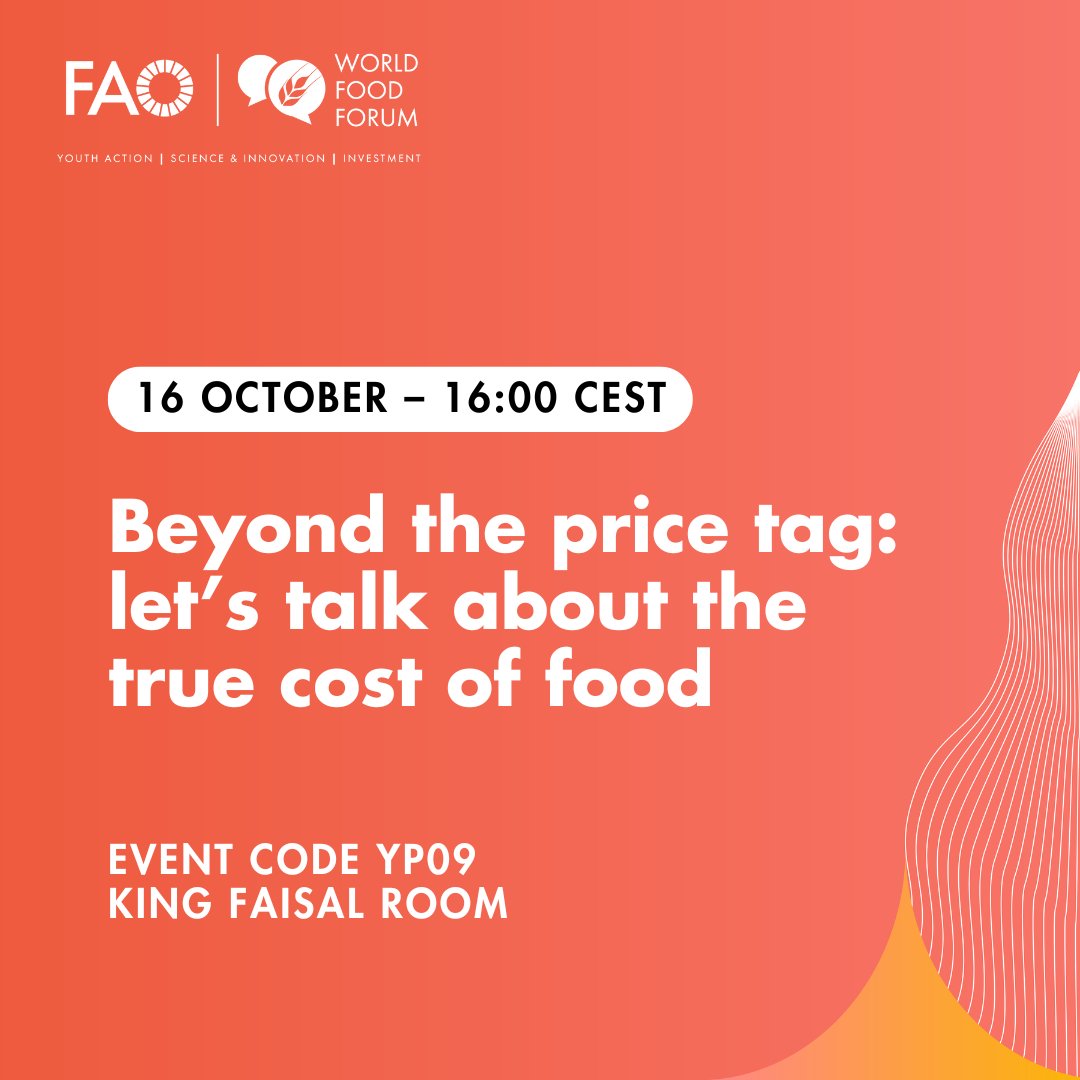 Some visuals from our MSc students representing #BFHHAFL &amp; #Switzerland <a href="/FAO/">Food and Agriculture Organization</a> #WorldFoodForum2024. The Swiss #youthdelegation workshop *Beyond the price tag: Let’s talk about the true cost of food" is tomorrow. Register to watch free livestream: world-food-forum.org #WFF2024