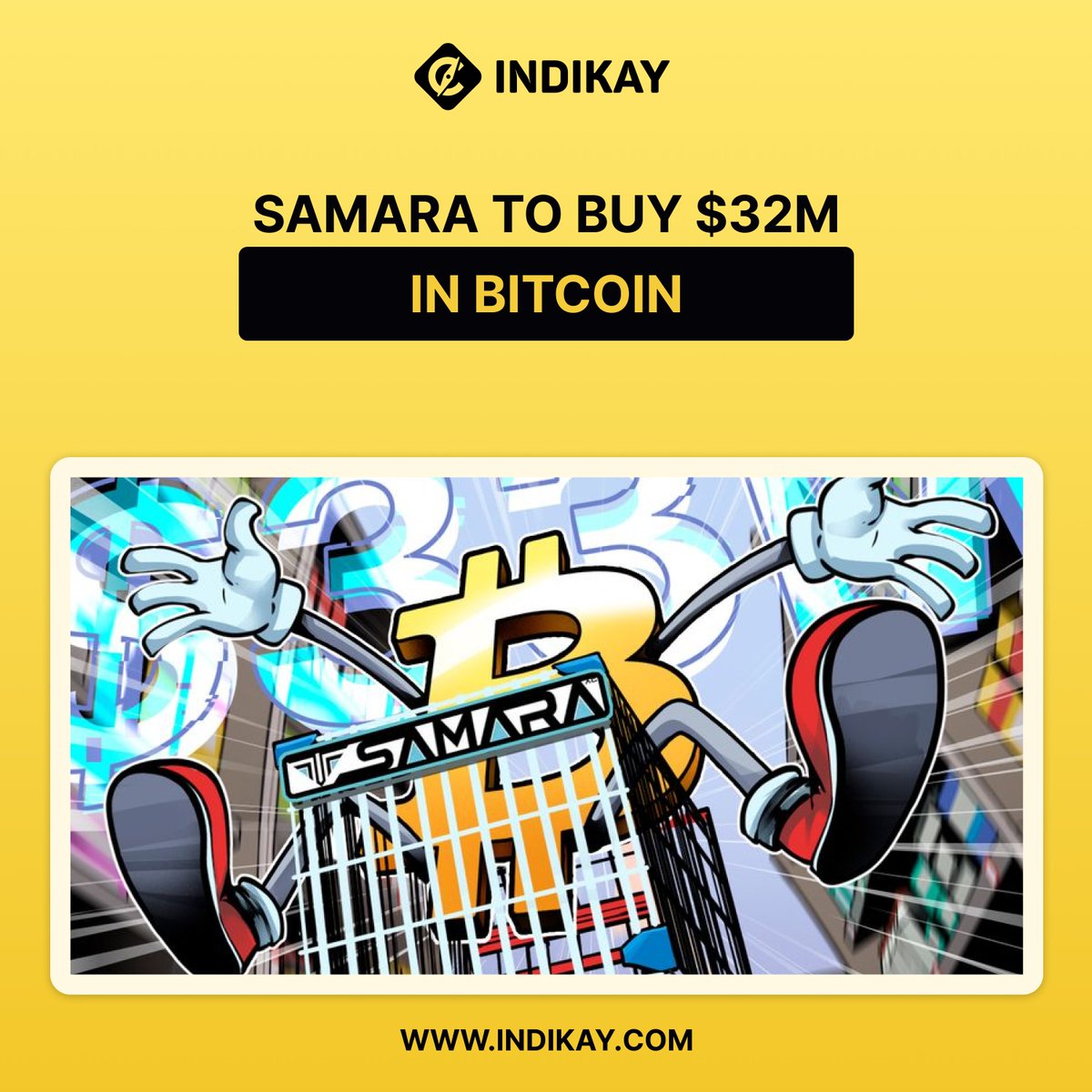 🚀 Samara Asset Group from Germany plans to buy over $32M in Bitcoin!
They aim to secure BTC as their main treasury asset via a €30M bond issuance. What impact will this have on the market? 🤔
💡 Join NOW: indikay.com/minigame #Bitcoin #BTC #Crypto #Investment #INDIKAY