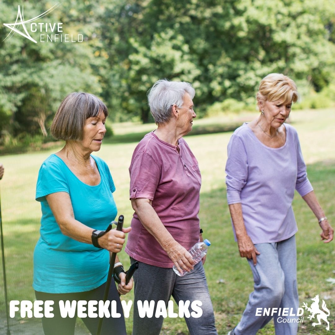 ActiveEnfield's tweet image. 👟🌳 Join our FREE weekly walks in Enfield&apos;s parks! All fitness levels welcome. No booking needed!

📅 Tues: Jubilee Park 9:30am
📅 Wed: Broomfield Park 10:45am
📅 Thurs: Enfield Town Park 2pm

More info: activeenfield.uk

#ActiveEnfield #FreeWalks