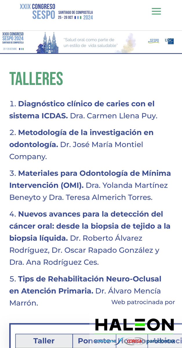 📣Últimas plazas para los talleres🔬de #SESPO2024 en #santiagodecompostela. ℹ️ e inscripciones en  congresosantiago2024.sespo.es/talleres/