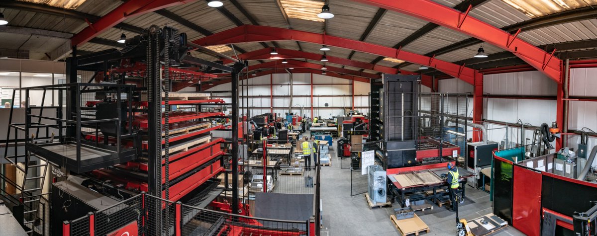 Good morning from the team at Alar.

Our #MetalFabrication capabilities are vast - and we simply couldn't do it without our trusted <a href="/AmadaUKLTD/">Amada UK</a> machines. Isn't our factory just a stunning array of red?!

📞 02920 495370
✉️ info@alar.co.uk

#UKMfg #PrecisionSheetMetal #Quality