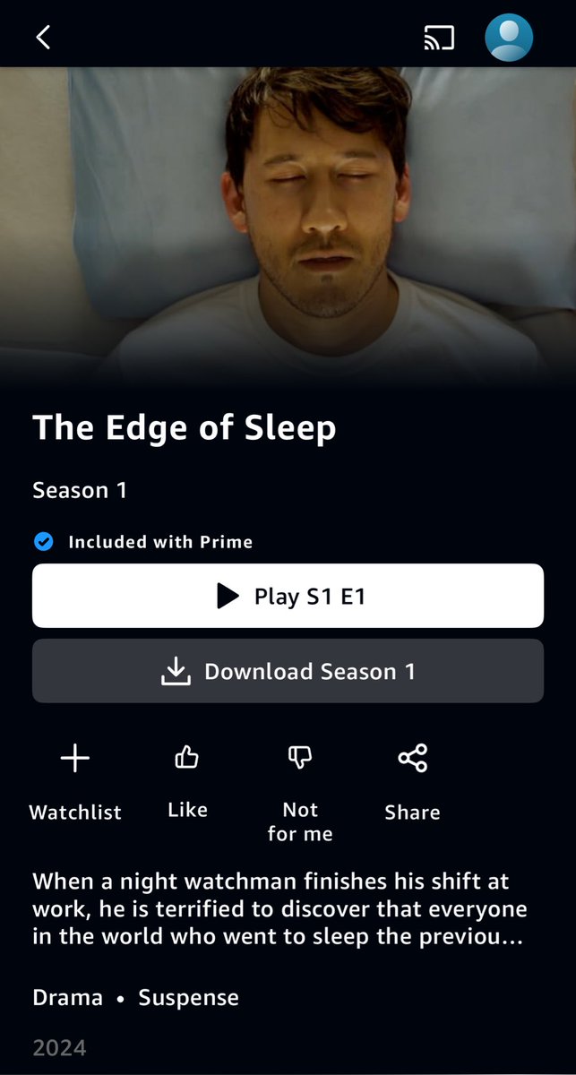 aerobelle_39's tweet image. The Edge of Sleep is out now on Prime Video.