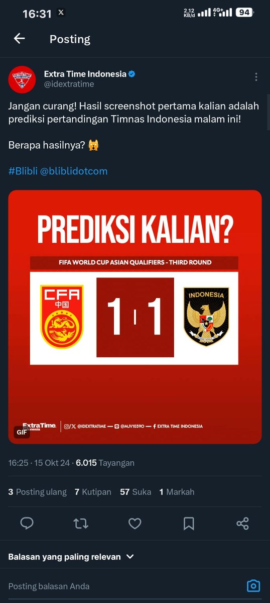 chcltscrm's tweet photo. @idextratime @bliblidotcom hmm https://t.co/0EXLHKoOW8