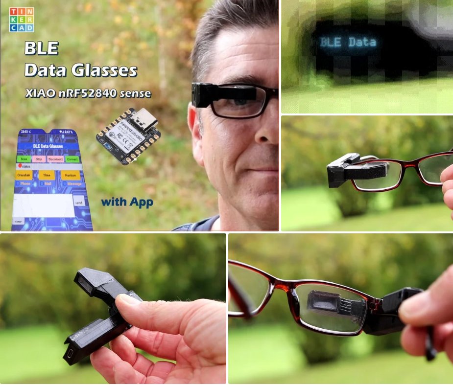 seeedstudio's tweet image. #Smartsensing  
A DIY BLE Data Glasses With #XIAO MCN module
📢No complicated production steps, No complex soldering, Only a few parts. Just do it yourself! 🙌

👉More details on @instructables 
instructables.com/BLE-Data-Glass…