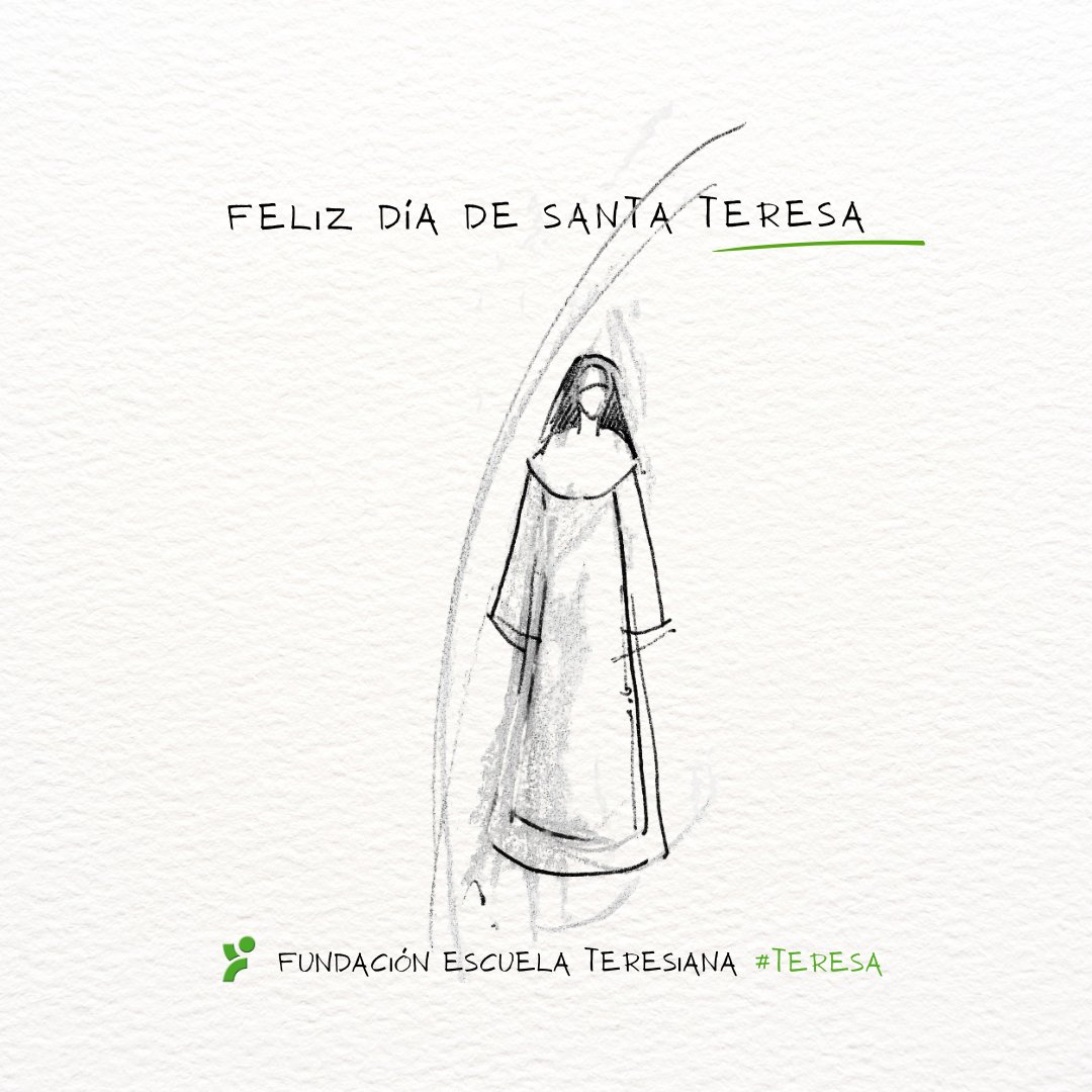 ¡Feliz día de Santa Teresa!

#alia2conTeresa 
#somosteresianos