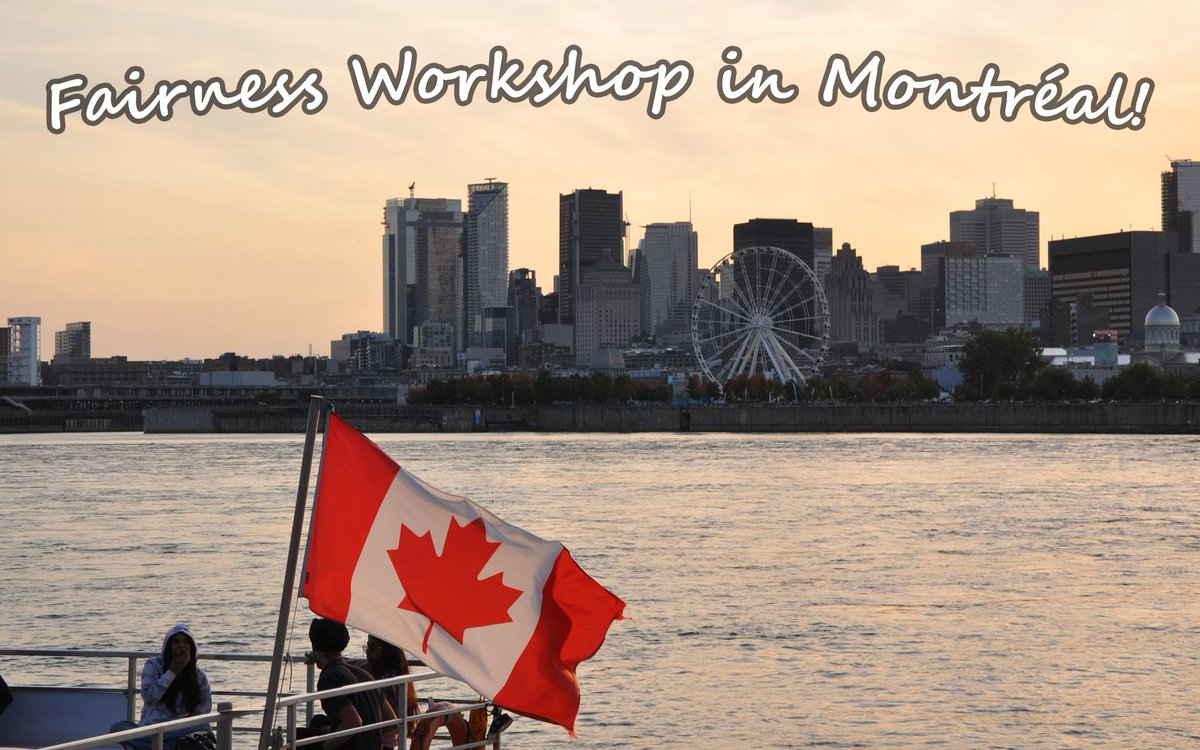 Fairness Workshop (@fairness_w) on Twitter photo The 1st International Workshop on Fairness in Software Systems will be co-located with <a href="/SANERconf/">IEEE SANER</a> in Montréal, Canada 🇨🇦 in 2025. The abstract submission deadline is November 22. Don't miss the chance to join us!
Learn more at: fairnessworkshop.com The 1st International Workshop on Fairness in Software Systems will be co-located with <a href="/SANERconf/">IEEE SANER</a> in Montréal, Canada 🇨🇦 in 2025. The abstract submission deadline is November 22. Don't miss the chance to join us!
Learn more at: fairnessworkshop.com