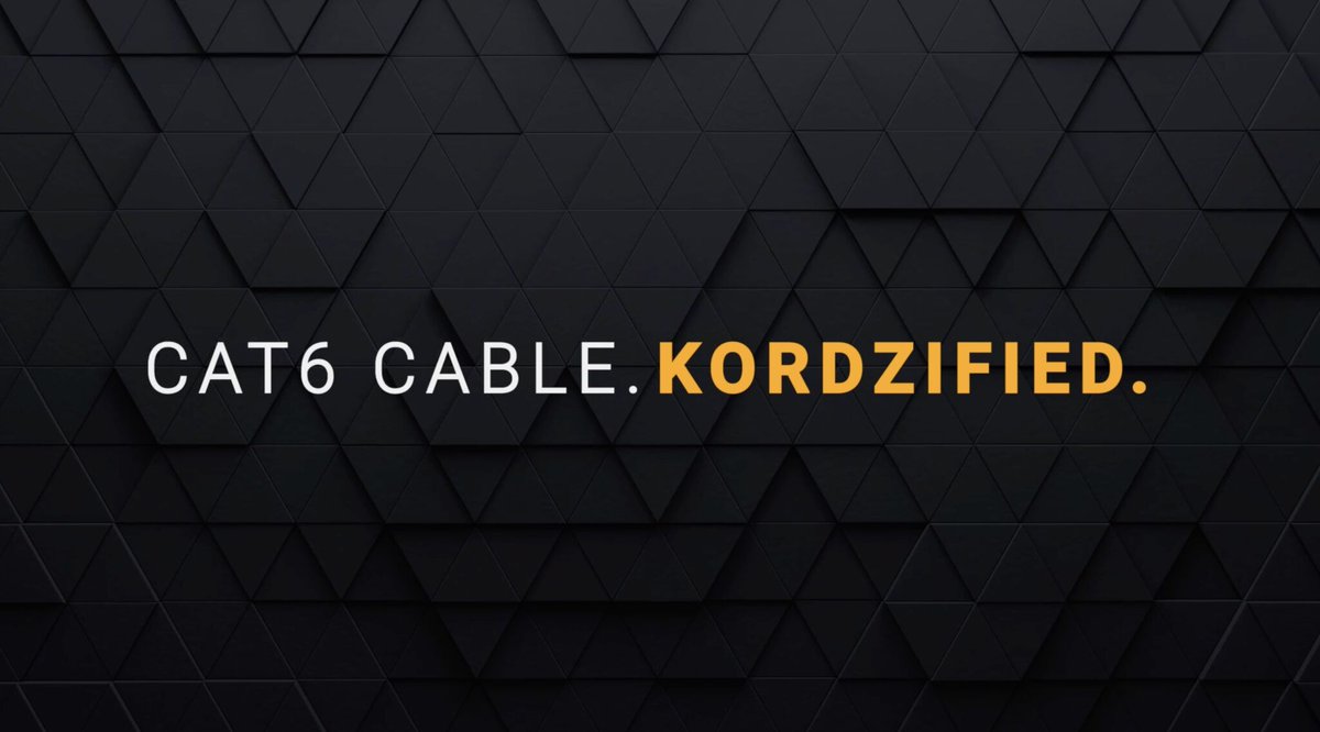 KordzGlobal's tweet image. Tired of dealing with stiff, unreliable Cat6 cables? 

The Kordz ONE Cat6 Cable is designed for smoother installations and enhanced performance, making your job of creating exceptional systems easier. bit.ly/3ZTgPCp 

#Cat6 #NetworkCable #ConnectivityKordzified