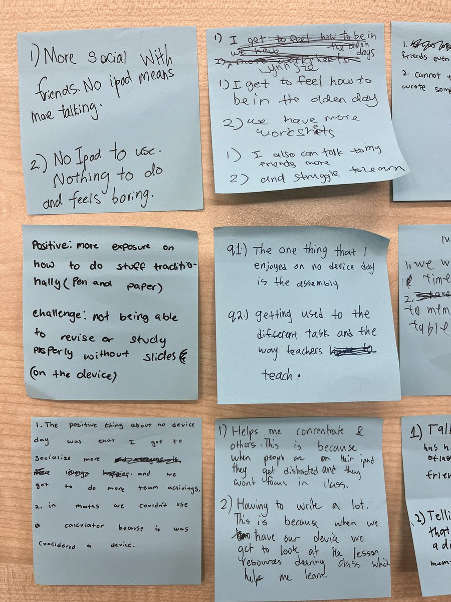 TsenIrene's tweet image. Ss shared their positive &amp;amp; challenging things about their experience on today’s #NoDeviceDay. This reminded us that sometimes the best connections happen offline! 💬📚
#LearningBeyondScreens #MindfulLearning