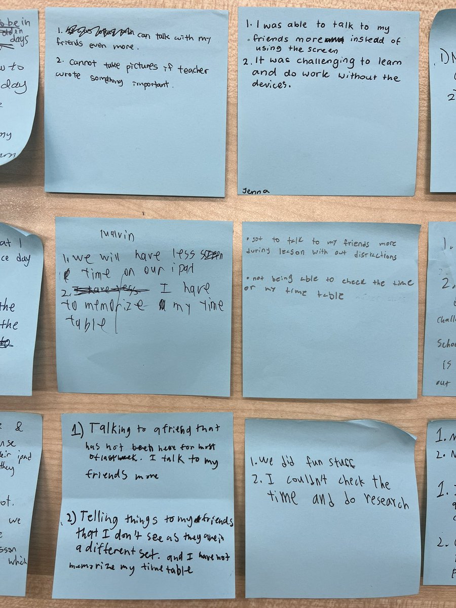 TsenIrene's tweet image. Ss shared their positive &amp;amp; challenging things about their experience on today’s #NoDeviceDay. This reminded us that sometimes the best connections happen offline! 💬📚
#LearningBeyondScreens #MindfulLearning