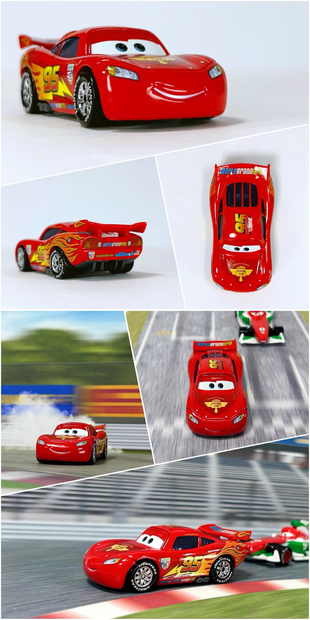 カーズ、ミニカー（マテル）マックィーン、カナダ、ドイツペイント HIRO on X: 