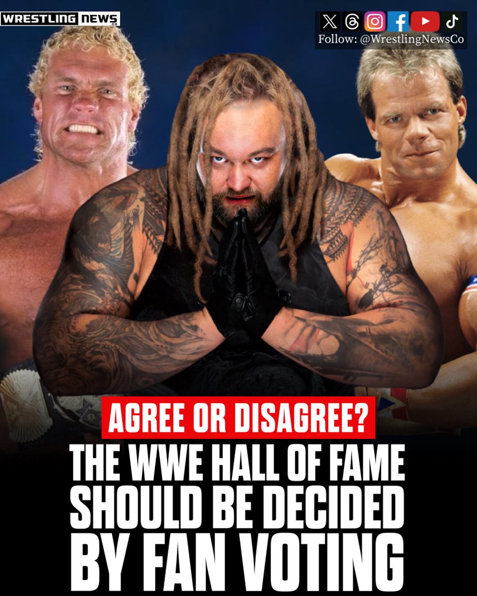 WrestlingNewsCo's tweet photo. The WWE Hall of Fame should be decided by fan voting. https://t.co/hAqML1eGQp