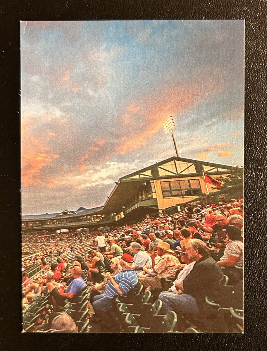 Love the <a href="/BaseballBucket/">Baseball Bucket List</a> list podcast! Posting a stadium card each day until I get all 171. Enjoyed #121 w/Tim <a href="/TheLillis/">Tim</a> talking about 2 roadies-his baseball honeymoon &amp; a 9 games in 8 days trip goin’ north from Bama to Indiana. Card is of Principle Park, home of the Iowa Cubs.
