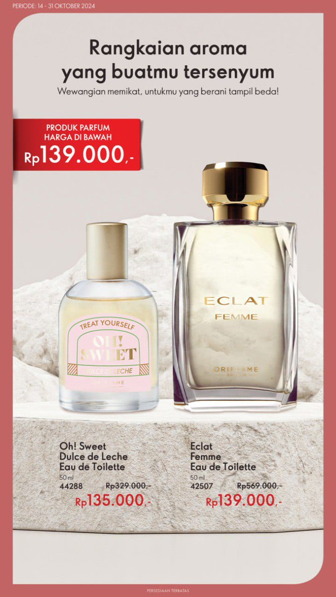 yellatmtamba's tweet image. Ada aja emang si Oriflame ini 🫵 sampai #signatureparfum si kasta tertinggi perparfuman Oriflame harganya sekarnag terjangkau banget 🫣😭 bungkus langsung ntar gak kebagian lagi loh 🤌🛍️ #parfum #parfumoriflame #terjangkau #tambashopid #oriflamemedan