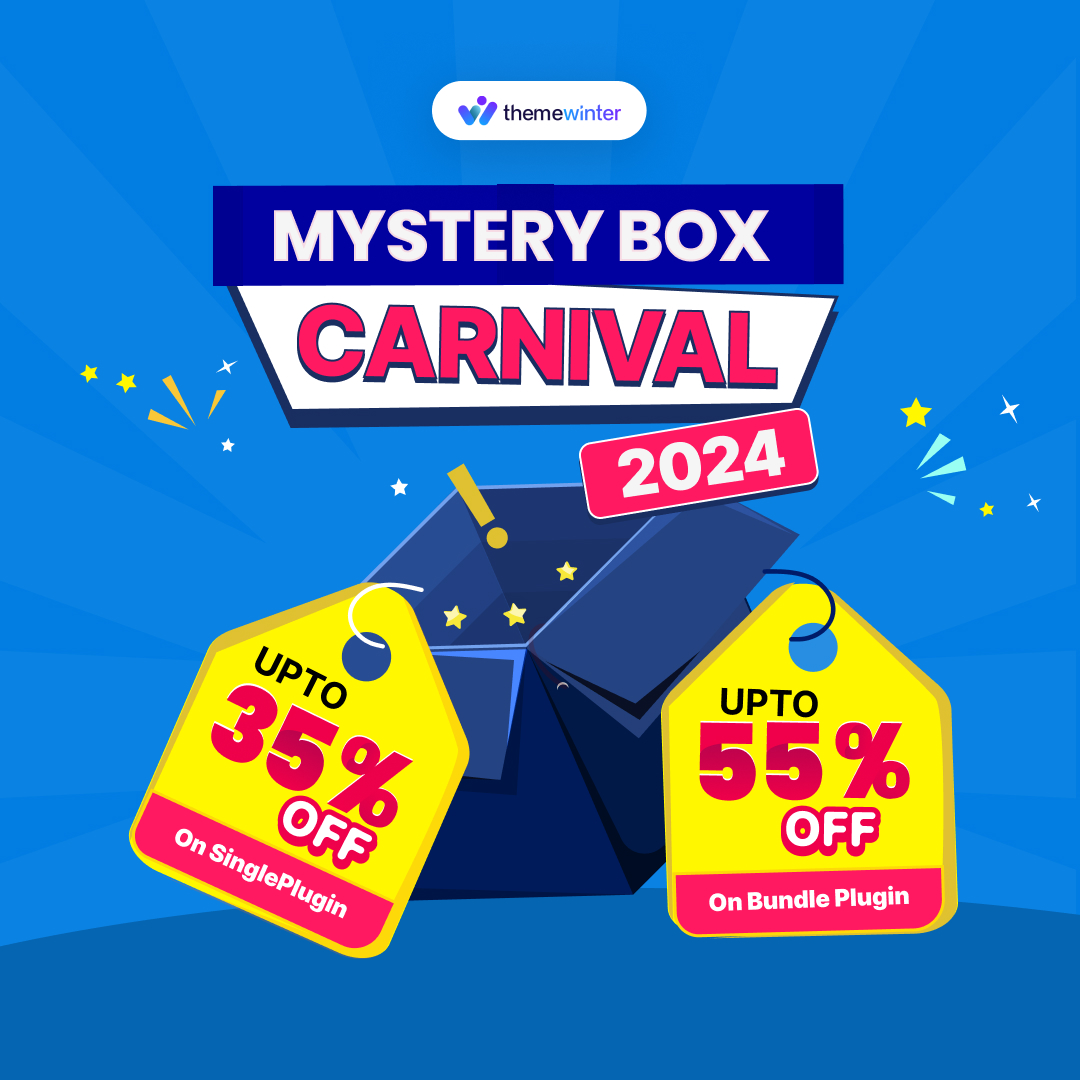 Themewinter's tweet photo. Get ready for an exciting surprise with our ๐ ๐๐๐๐ฒ๐ฟ๐ ๐๐ผ๐
๐๐ฎ๐ฟ๐ป๐ถ๐๐ฎ๐น deal on #Eventin, #WPCafe, #WPTimetics, #Authorsy, #Bizxpo, and #Cafesio! ๐ ๐
Claim it now๐ https://t.co/yu2YI6yEz4
Save up to $๐ต๐ฎ๐ญ! โฐ
#WordPress #Plugins #Themes #Deal #Offer #Sale https://t.co/r2MXh8iTmk